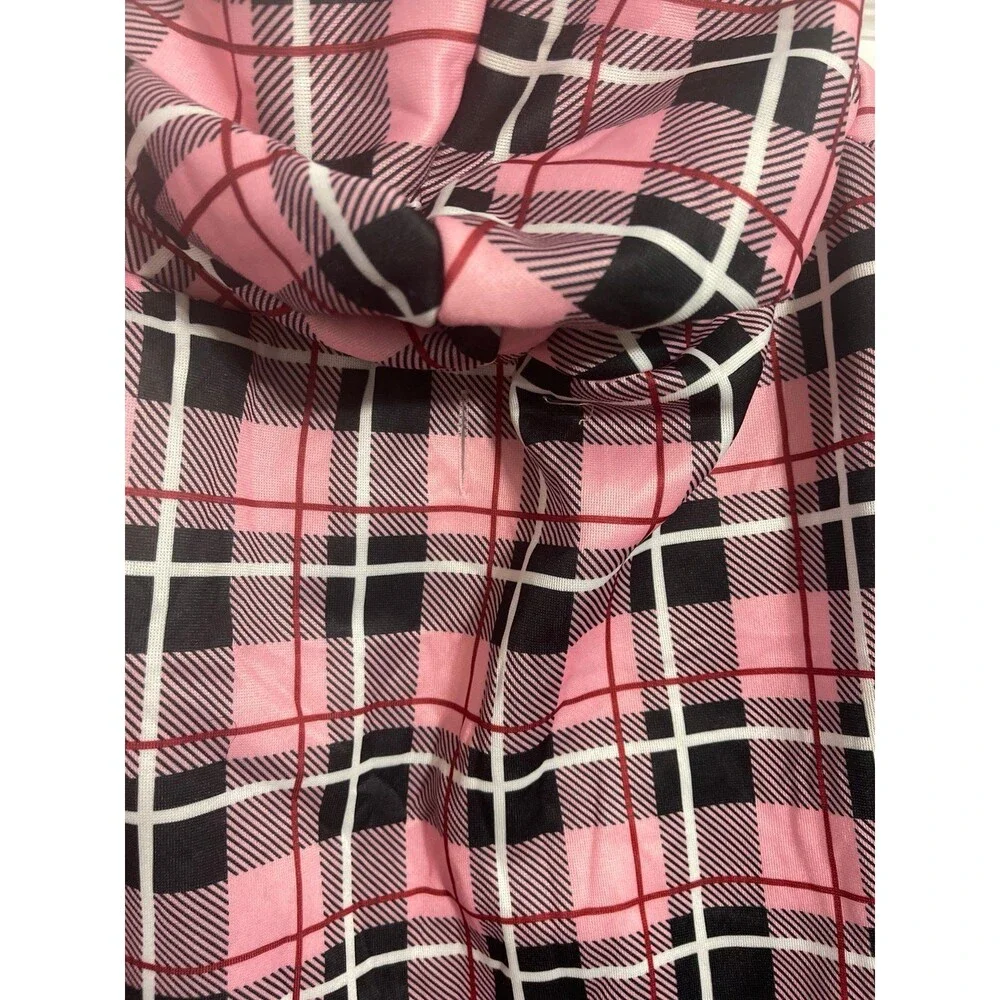 EXPAWLORER Plaid Dog Hoodie with Leash Hole Size XL New With Tag